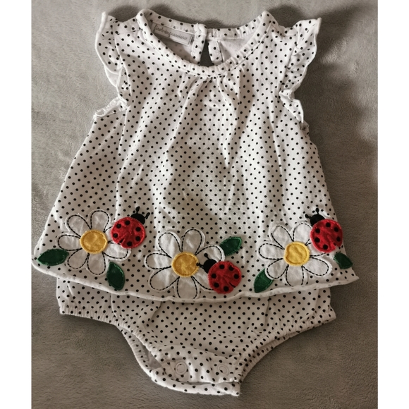 5/20 Polka Dot Ladybug Romper First Impressions - Picture 4 of 9